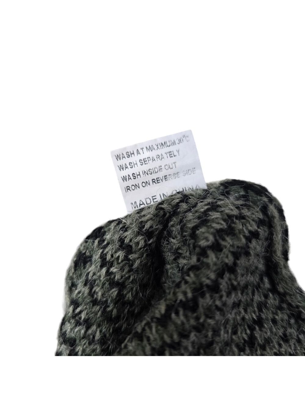 Katsumi Black Green Camo Sweater M - Picture 7 of 7